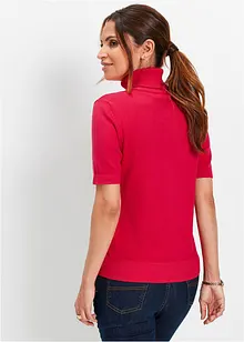 Pull col roulé à manches courtes, bonprix Pull col roulé à manches courtes, bonprix