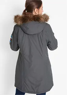 wasserdichte Funktions-Outdoor-Longjacke mit Kapuze, bonprix wasserdichte Funktions-Outdoor-Longjacke mit Kapuze, bonprix