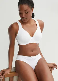 T-Shirt BH mit Bügel und Glanzeffekt (2er Pack), bonprix T-Shirt BH mit Bügel und Glanzeffekt (2er Pack), bonprix