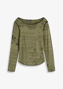 Langarmshirt aus softer Viskose, bonprix Langarmshirt aus softer Viskose, bonprix