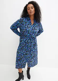 Hemdblusenkleid aus reiner Viskose, bonprix Hemdblusenkleid aus reiner Viskose, bonprix