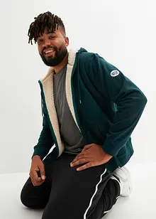 Gilet thermique en molleton doublé sherpa, bonprix Gilet thermique en molleton doublé sherpa, bonprix