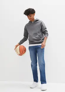 Loose-Fit Stretch-Jeans mit verstellbarem Bund, Straight, bonprix Loose-Fit Stretch-Jeans mit verstellbarem Bund, Straight, bonprix