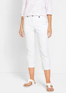 Pantalon 7/8 en bengaline avec taille élastiquée, bonprix Pantalon 7/8 en bengaline avec taille élastiquée, bonprix