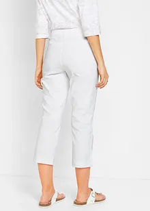Pantalon 7/8 en bengaline avec taille élastiquée, bonprix Pantalon 7/8 en bengaline avec taille élastiquée, bonprix