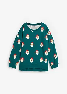 Weihnachts-Sweatshirt mit Vokuhila Saum, bonprix Weihnachts-Sweatshirt mit Vokuhila Saum, bonprix