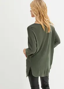 Pull en fine maille manches 3/4, bonprix Pull en fine maille manches 3/4, bonprix