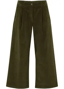 Jupe-culotte en velours côtelé stretch avec taille haute confortable, longueur 7/8, bonprix Jupe-culotte en velours côtelé stretch avec taille haute confortable, longueur 7/8, bonprix