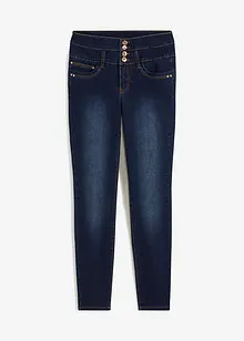 High Waist Skinny-Jeans mit langer Knopfleiste, bonprix High Waist Skinny-Jeans mit langer Knopfleiste, bonprix