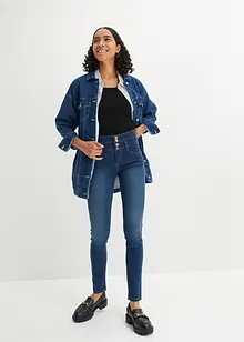 High Waist Skinny-Jeans mit langer Knopfleiste, bonprix High Waist Skinny-Jeans mit langer Knopfleiste, bonprix