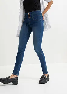 High Waist Skinny-Jeans mit langer Knopfleiste, bonprix High Waist Skinny-Jeans mit langer Knopfleiste, bonprix