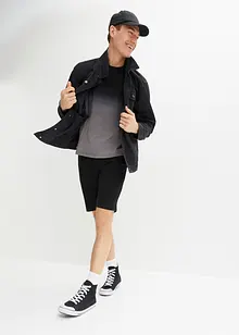 T-Shirt und Sweat-Bermuda  (2-tlg.Set) aus reiner Baumwolle, bonprix T-Shirt und Sweat-Bermuda  (2-tlg.Set) aus reiner Baumwolle, bonprix