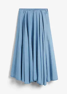 Jupe en jean, taille haute et élastiquée, bonprix Jupe en jean, taille haute et élastiquée, bonprix