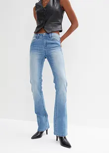 Flared Jeans Mid Waist, Stretch, bonprix Flared Jeans Mid Waist, Stretch, bonprix