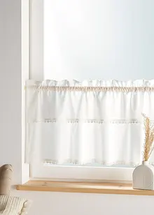 Bio Baumwoll Scheibengardine mit Herz Applikationen, bonprix Bio Baumwoll Scheibengardine mit Herz Applikationen, bonprix