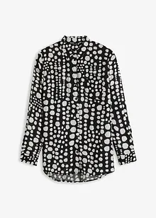 Bedruckte Longbluse aus nachhaltiger Viskose, bonprix Bedruckte Longbluse aus nachhaltiger Viskose, bonprix