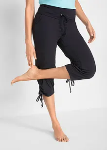 Capri-Hose mit Raffung aus Viskose-Mix, bonprix Capri-Hose mit Raffung aus Viskose-Mix, bonprix