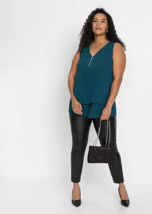 Top mit Zipper aus nachhaltige Viskose, bonprix Top mit Zipper aus nachhaltige Viskose, bonprix