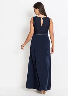 Robe longue de soirée avec ceinture (Ens. 2 pces.), bonprix Robe longue de soirée avec ceinture (Ens. 2 pces.), bonprix