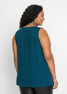 Top mit Zipper aus nachhaltige Viskose, bonprix Top mit Zipper aus nachhaltige Viskose, bonprix