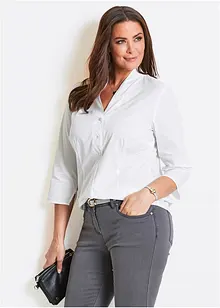 Bluse mit Stehkragen, bonprix Bluse mit Stehkragen, bonprix