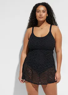 Robe de bain avec dentelle, bonprix Robe de bain avec dentelle, bonprix