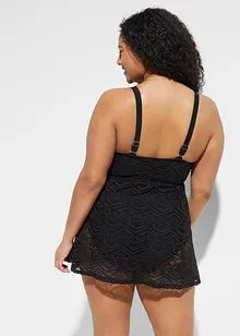 Robe de bain avec dentelle, bonprix Robe de bain avec dentelle, bonprix