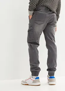 Regular Fit Jeans-Jogger mit Komfortbund, Straight, bonprix Regular Fit Jeans-Jogger mit Komfortbund, Straight, bonprix
