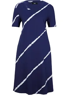 Robe trapèze en jersey de coton avec poches, long. genou, bonprix Robe trapèze en jersey de coton avec poches, long. genou, bonprix