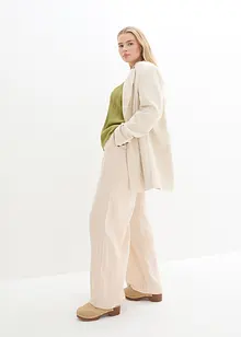 Longblazer aus Leinen-Viskose-Mix, bonprix Longblazer aus Leinen-Viskose-Mix, bonprix