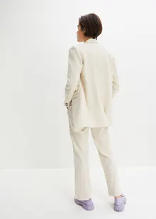 Blazer long en lin et viscose, bonprix Blazer long en lin et viscose, bonprix