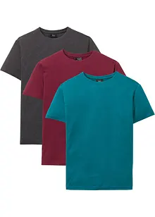 Lot de 3 T-shirts, bonprix Lot de 3 T-shirts, bonprix