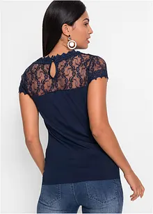 T-shirt à dentelle, bonprix T-shirt à dentelle, bonprix