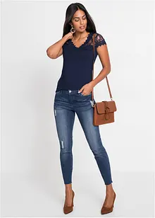 T-shirt à dentelle, bonprix T-shirt à dentelle, bonprix