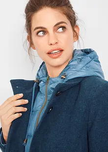 Winter-Kurzmantel in Wolloptik, 2in1 Optik, bonprix Winter-Kurzmantel in Wolloptik, 2in1 Optik, bonprix