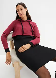 2-in-1 Umstands- und Still-Sweatkleid, bonprix 2-in-1 Umstands- und Still-Sweatkleid, bonprix