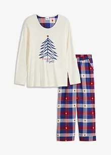 Pyjama avec pantalon en flanelle, bonprix Pyjama avec pantalon en flanelle, bonprix