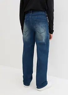Loose-Fit-Jeans mit verstellbarem Bund, Straight, bonprix Loose-Fit-Jeans mit verstellbarem Bund, Straight, bonprix