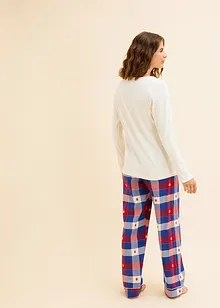 Pyjama avec pantalon en flanelle, bonprix Pyjama avec pantalon en flanelle, bonprix