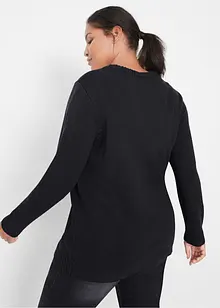 Weihnachtspullover mit Wendepailletten, bonprix Weihnachtspullover mit Wendepailletten, bonprix