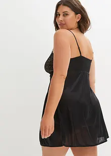 Negligé mit Glanzeffekt, bonprix Negligé mit Glanzeffekt, bonprix