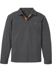 Polo en piqué, manches longues, bonprix Polo en piqué, manches longues, bonprix