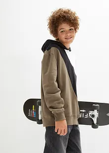 Hoodie aus reiner Baumwolle, bonprix Hoodie aus reiner Baumwolle, bonprix