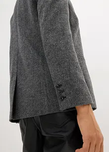 Wollblazer mit Fischgratmuster, bonprix Wollblazer mit Fischgratmuster, bonprix