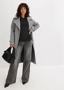 Sweat en maille à capuche et poche kangourou, bonprix Sweat en maille à capuche et poche kangourou, bonprix