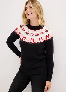 Pullover mit Weihnachtsmotiv, bonprix Pullover mit Weihnachtsmotiv, bonprix