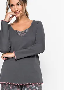 Pyjama aus Bio-Baumwolle, bonprix Pyjama aus Bio-Baumwolle, bonprix