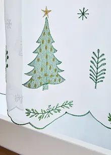 Brise-bise avec sapins brodés, bonprix Brise-bise avec sapins brodés, bonprix