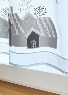 Brise-bise avec maisons brodées, bonprix Brise-bise avec maisons brodées, bonprix