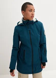 wasserdichte Funktions-Outdoor-Longjacke mit Teddyfleece, bonprix wasserdichte Funktions-Outdoor-Longjacke mit Teddyfleece, bonprix